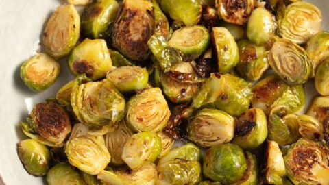 Homemade Honey Sriracha Brussels Sprouts