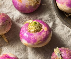 Raw Organic Purple Turnips