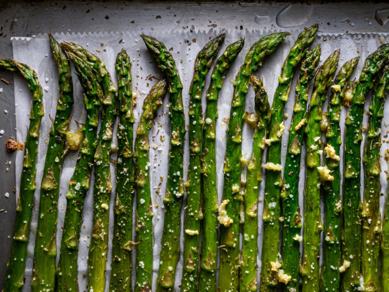 Oven Roasted Asparagus on a Sheet Pan