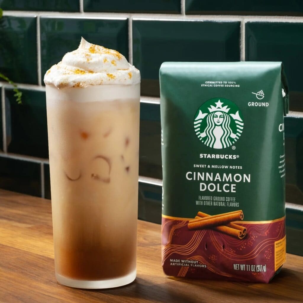 Starbucks Iced Cinnamon Dolce Latte