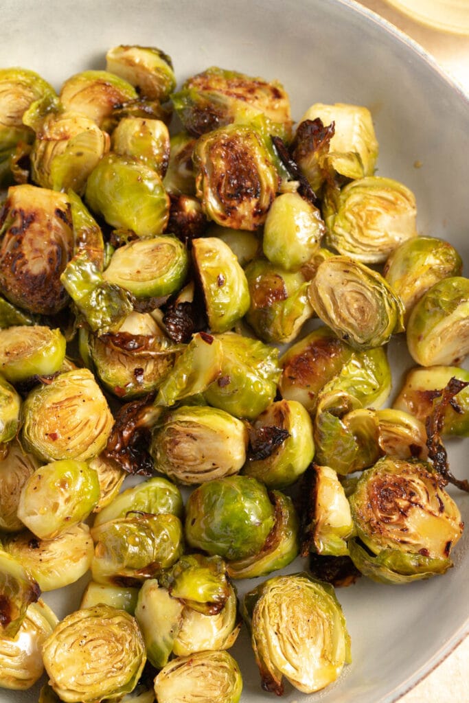 Tasty and Healthy Honey Sriracha Brussels Sprouts