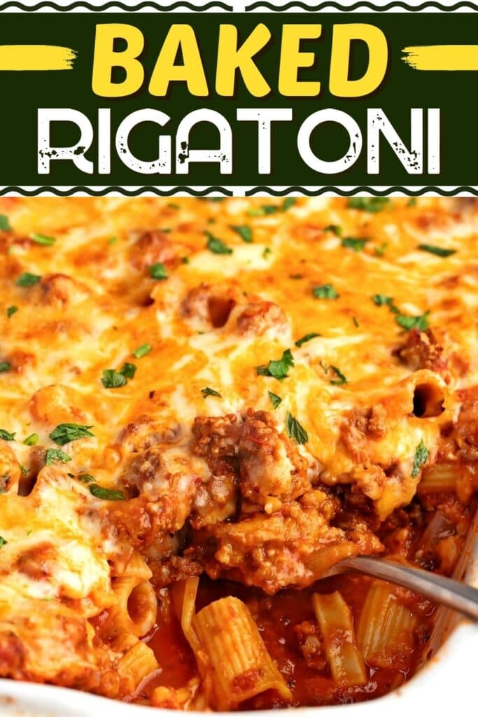 Baked Rigatoni Pasta Recipe - Insanely Good