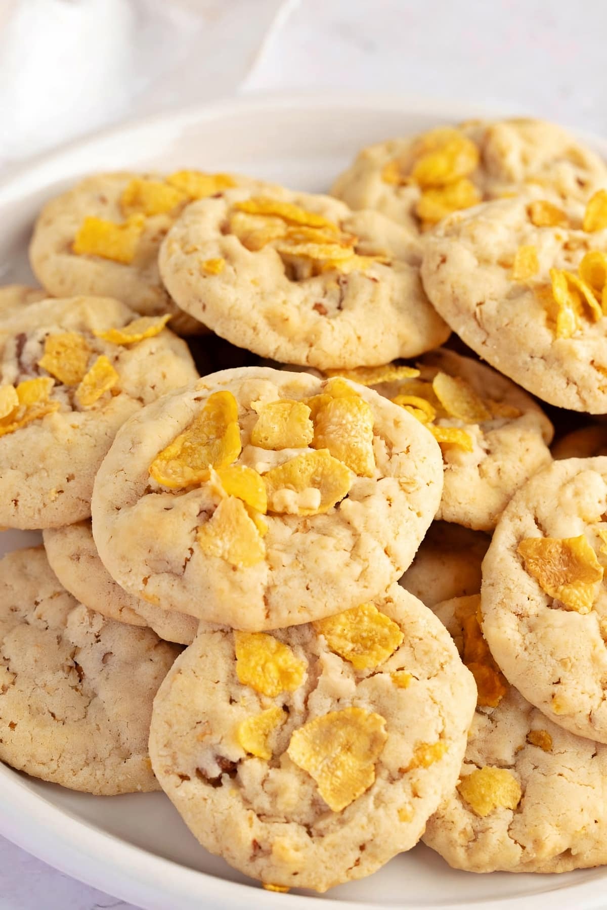 Buttery and Carmelly Cornflake Cookies