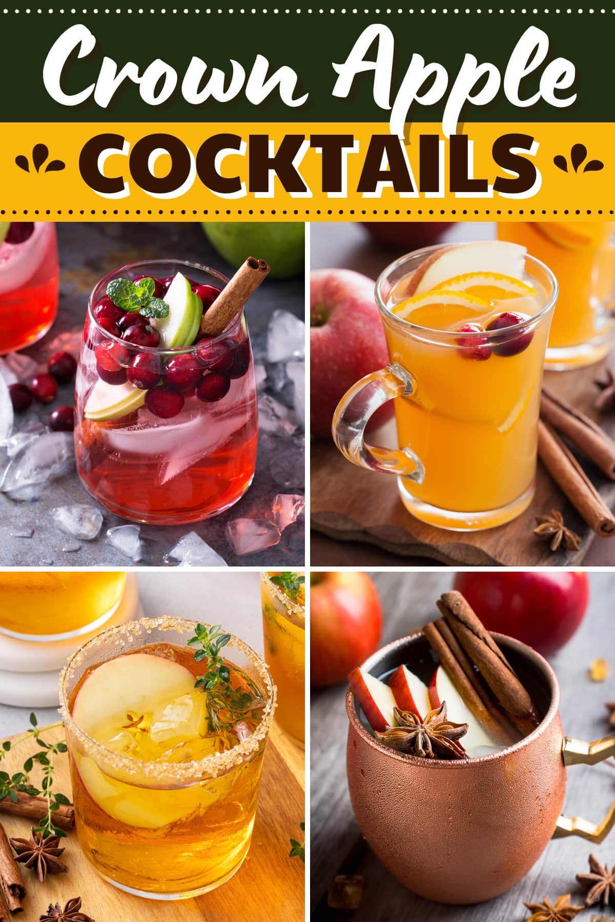 Crown Apple Cocktails
