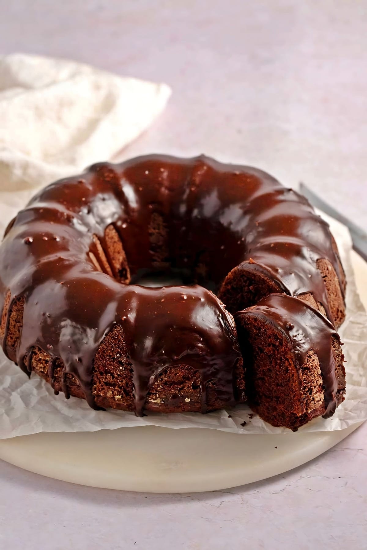 Chocolate Bundt Cake with Glaze