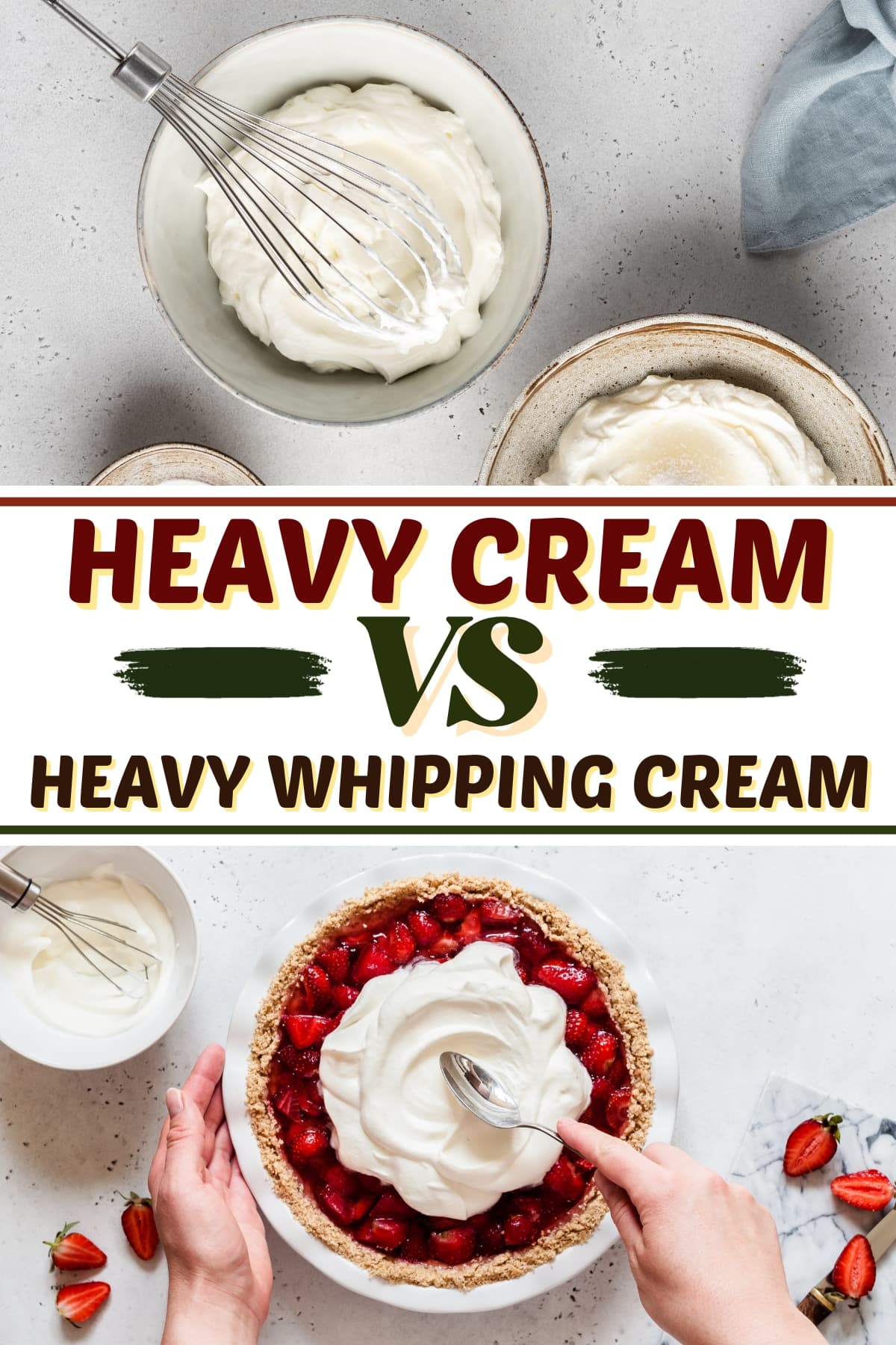 Heavy Cream vs. Heavy Whipping Cream
