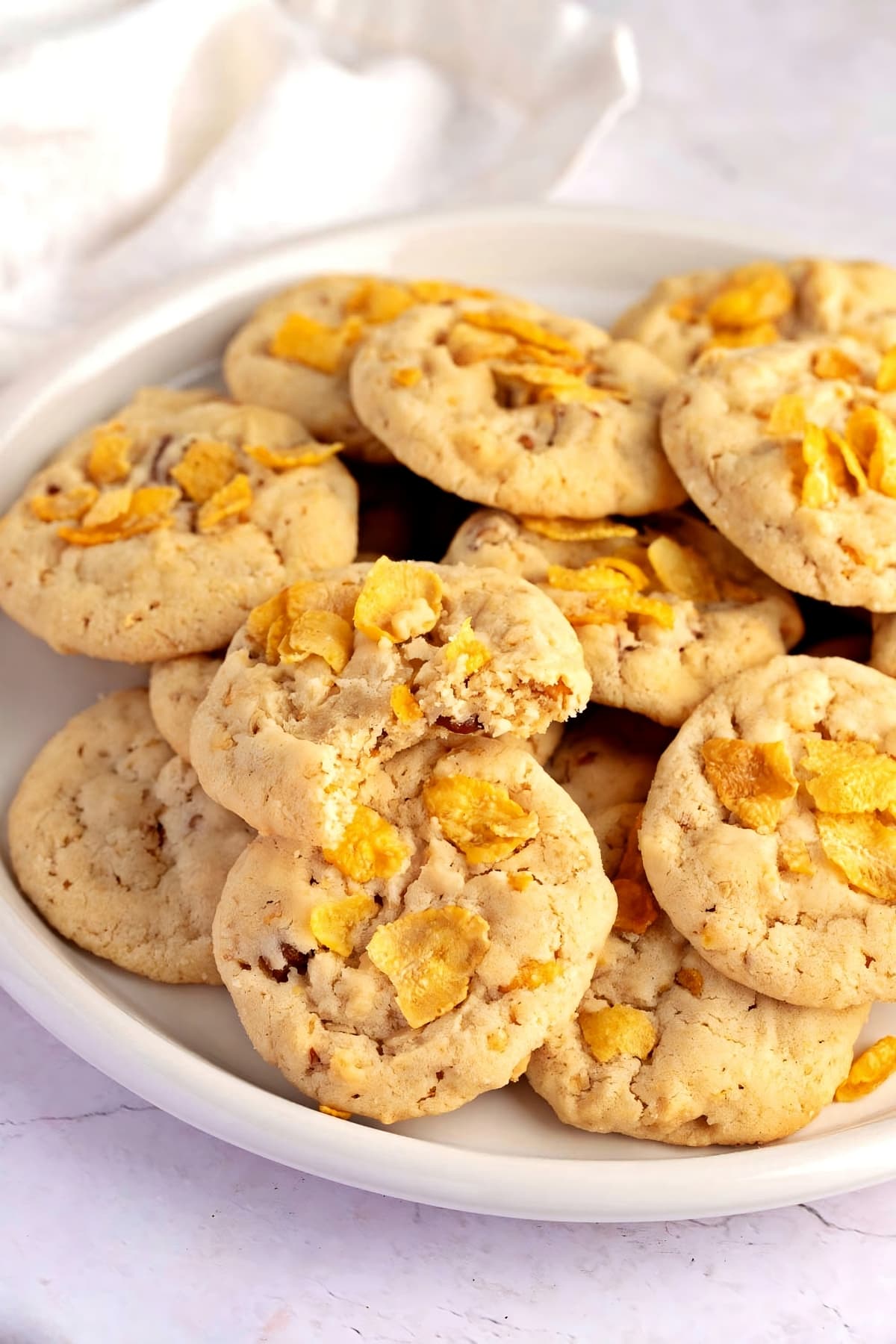 Homemade Buttery Cornflake Cookies with Oatmeal
