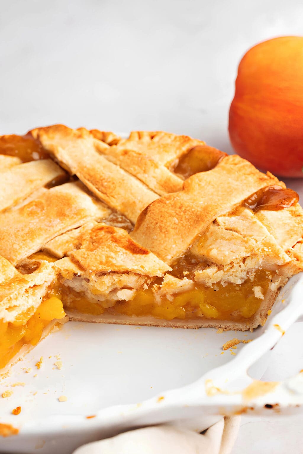 Peach Pie Perfect Recipe Insanely Good