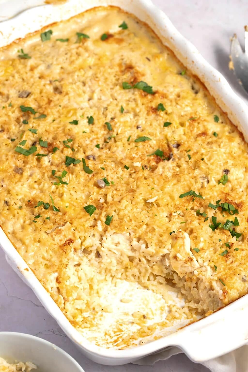 Chicken and Rice Casserole (Old-Fashioned Recipe) - Insanely Good
