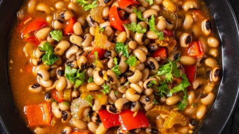 Hoppin John Black Eyed Peas with Tomatoes