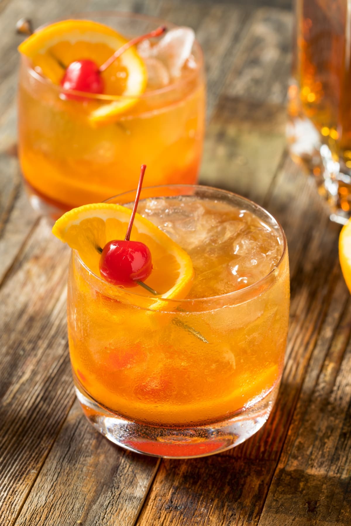 Iced Wisconsin Old-Fashioned Cocktail