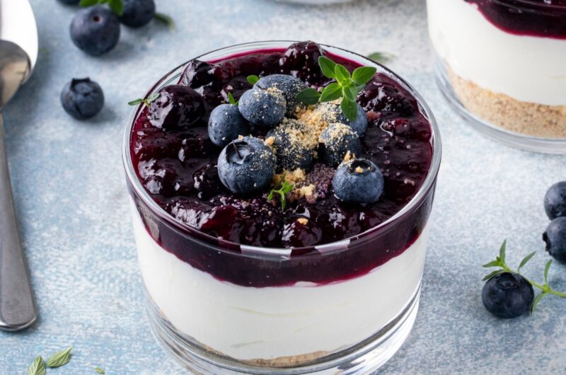 13 Easy No-Bake Blueberry Desserts