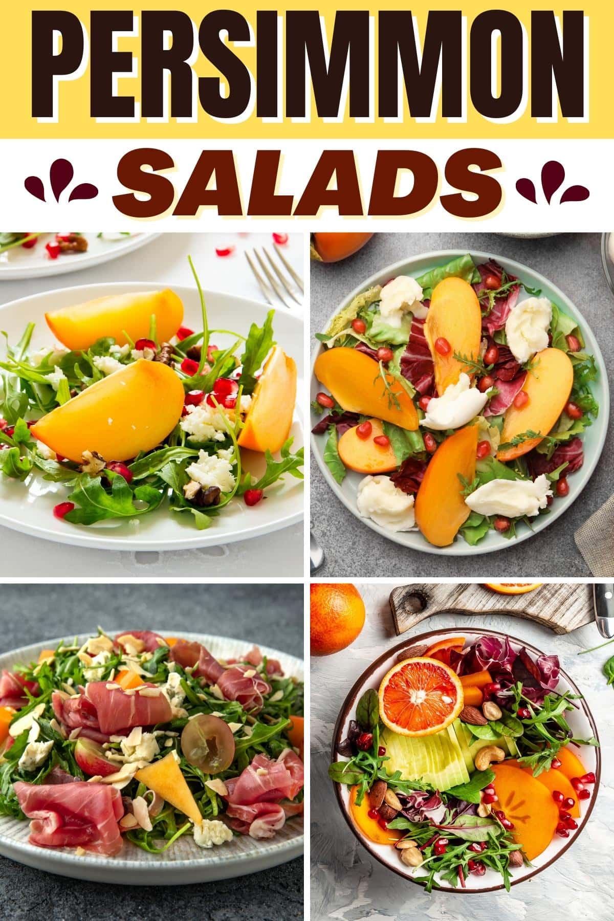 Persimmon Salads