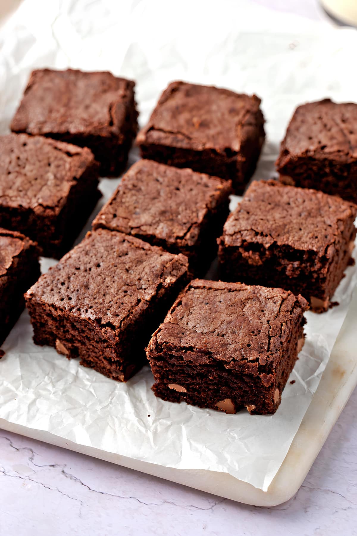Best Ever Chewy Fudge Brownie Squares