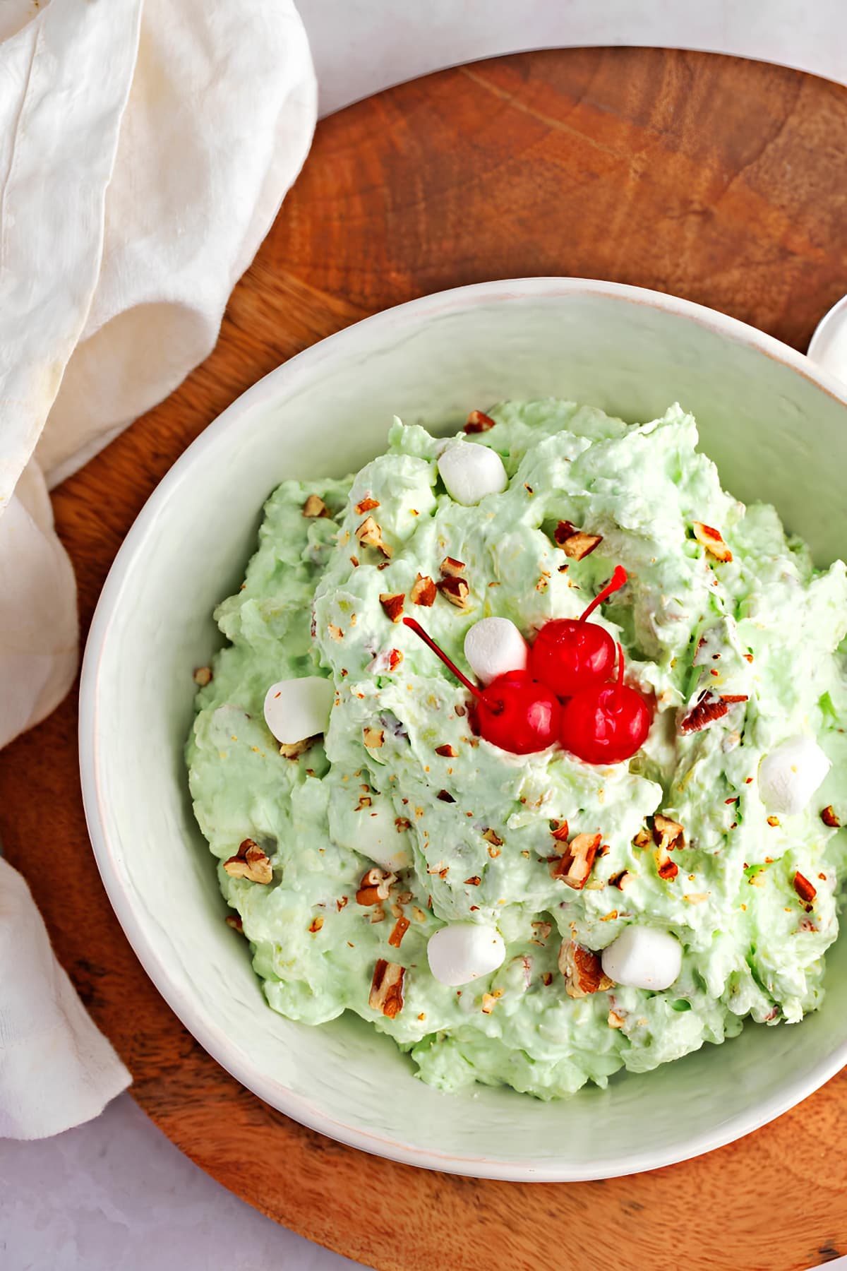 Bowl of Homemade Watergate Salad