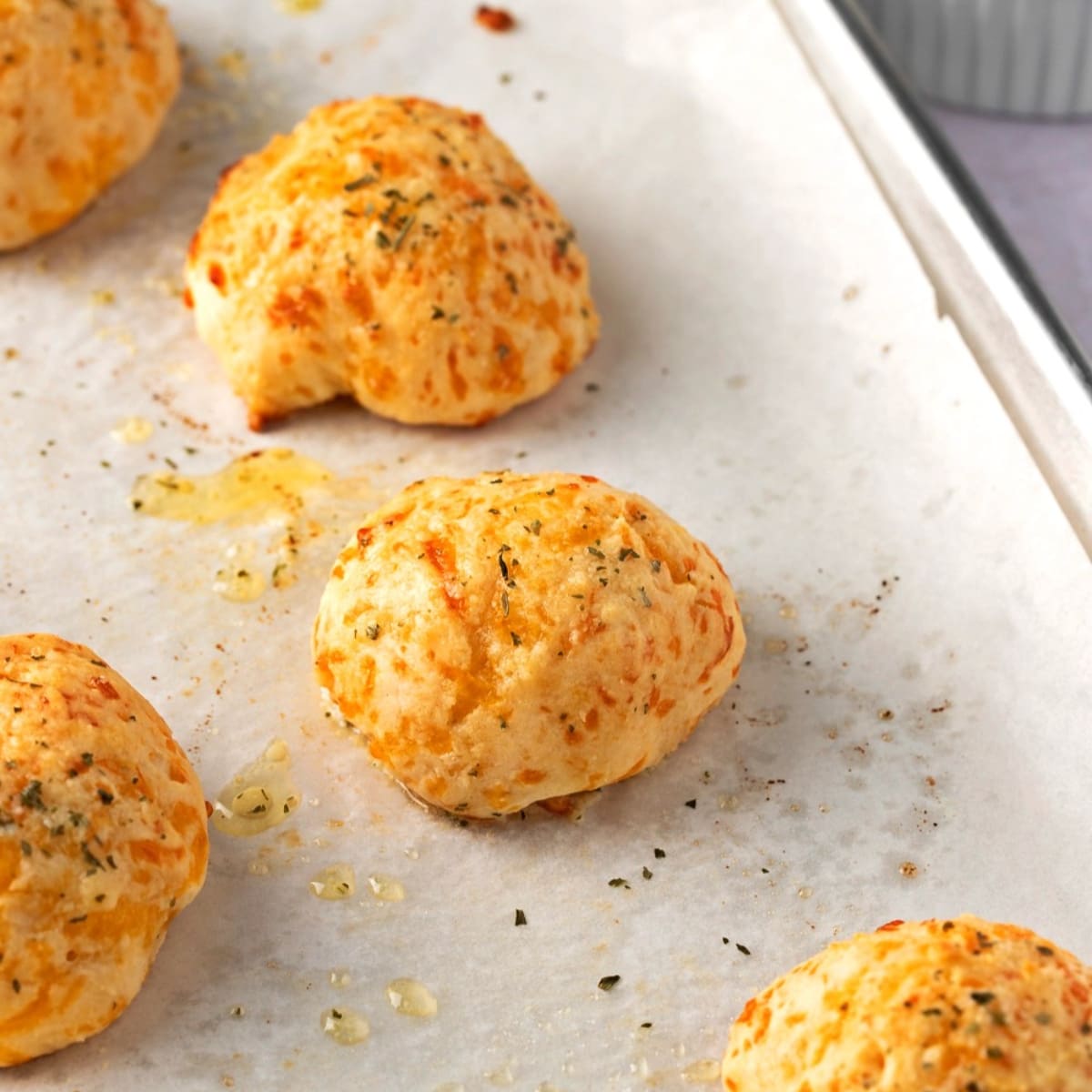 Cheesy and Buttery Homemade Cheddar Bay Biscuits