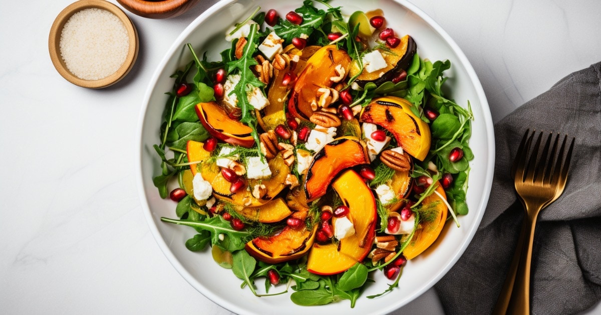 Fall Harvest Salad - A Beautiful Plate