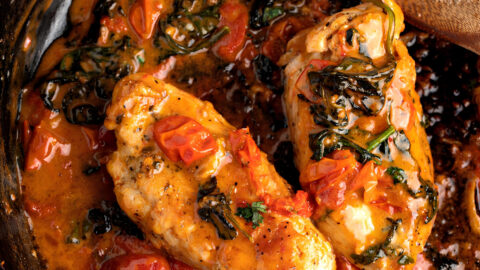 Homemade Tuscan Chicken with Rich and Creamy Sauce
