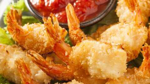 Homemade Coconut Shrimp with Dipping Sauce