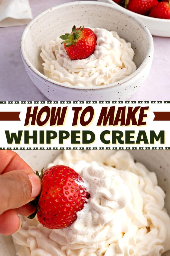 How to Make Whipped Cream - Insanely Good