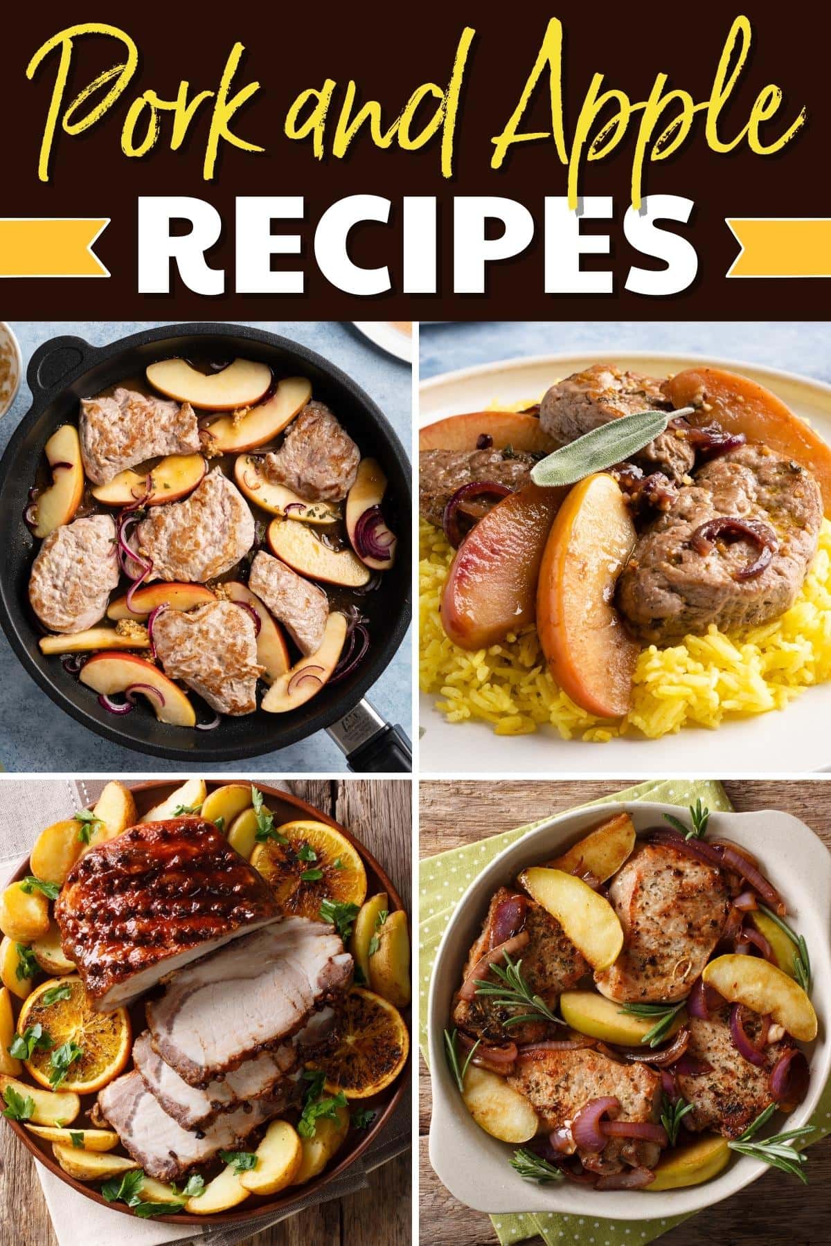25 Easy Pork and Apple Recipes (Sweet & Savory Meals) - Insanely Good