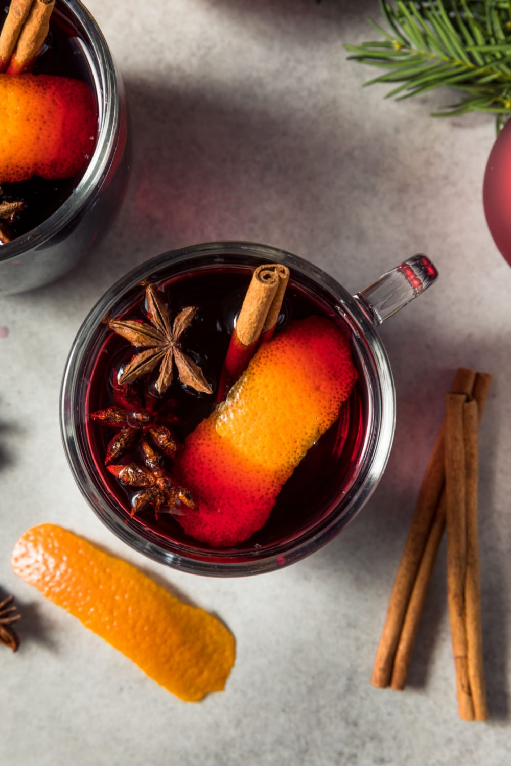 Red Wine Infused Mulling Spices On Wine Glogg