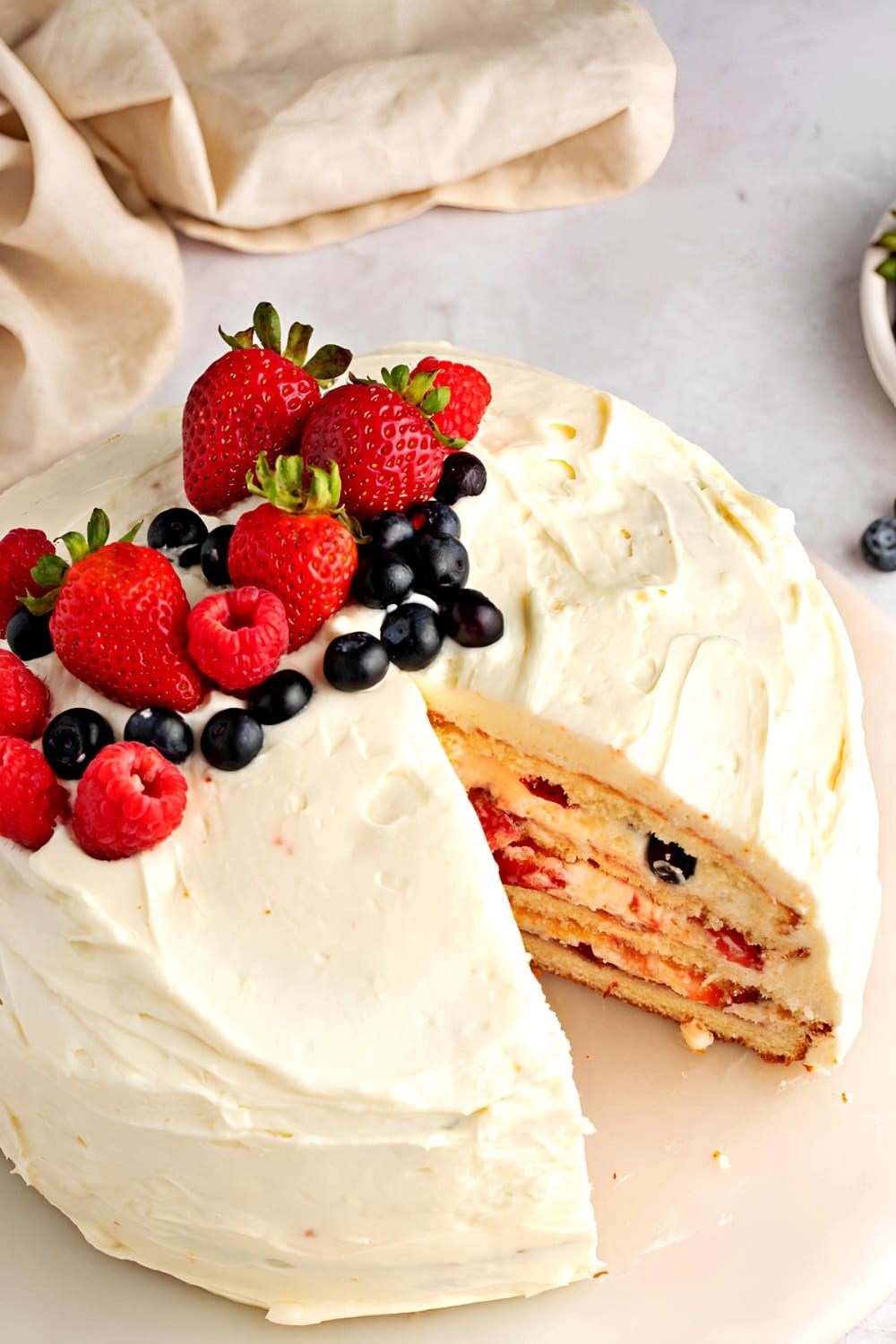 Berry Chantilly Cake Recipe