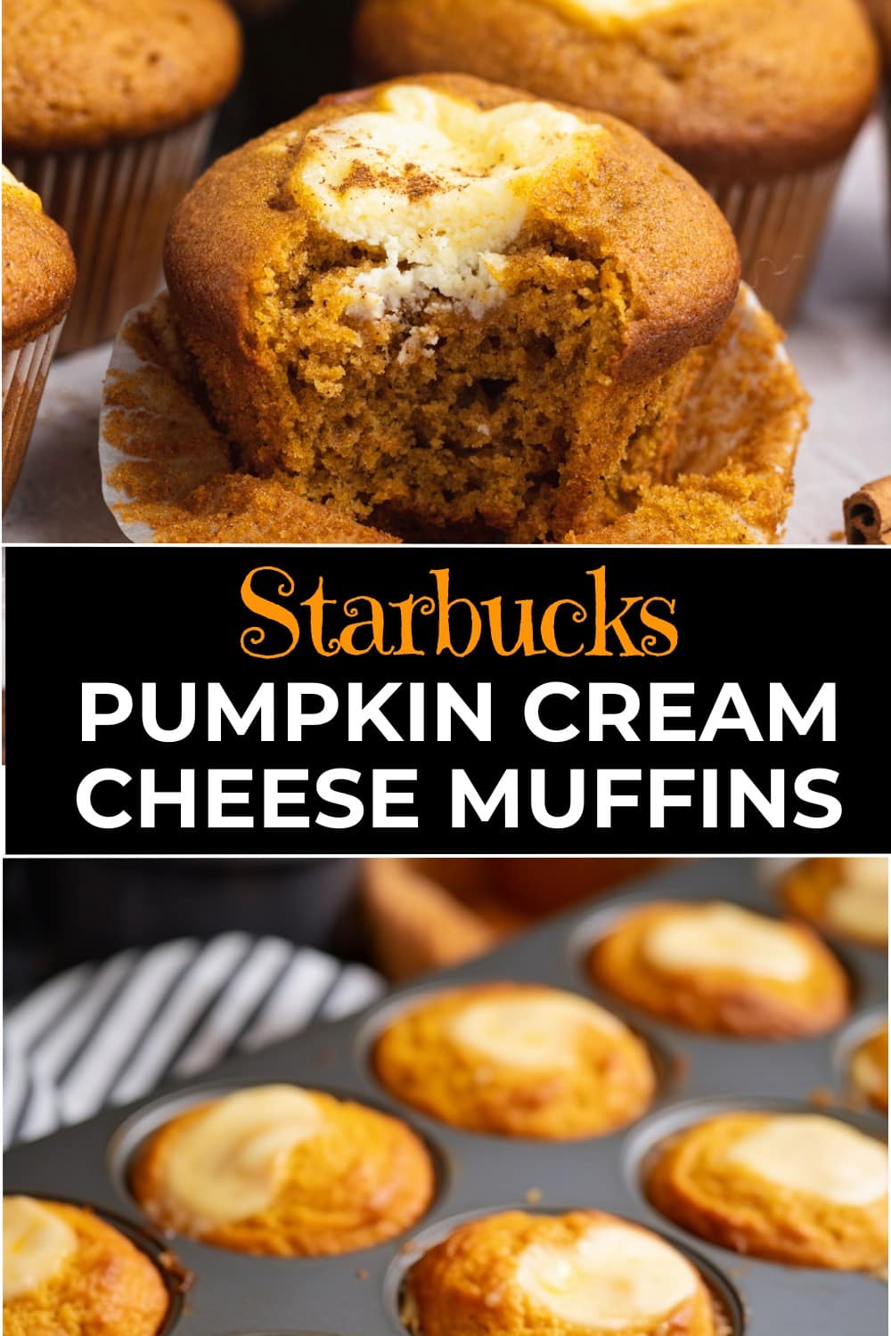Starbucks Pumpkin Cream Cheese Muffins (Copycat Recipe)
