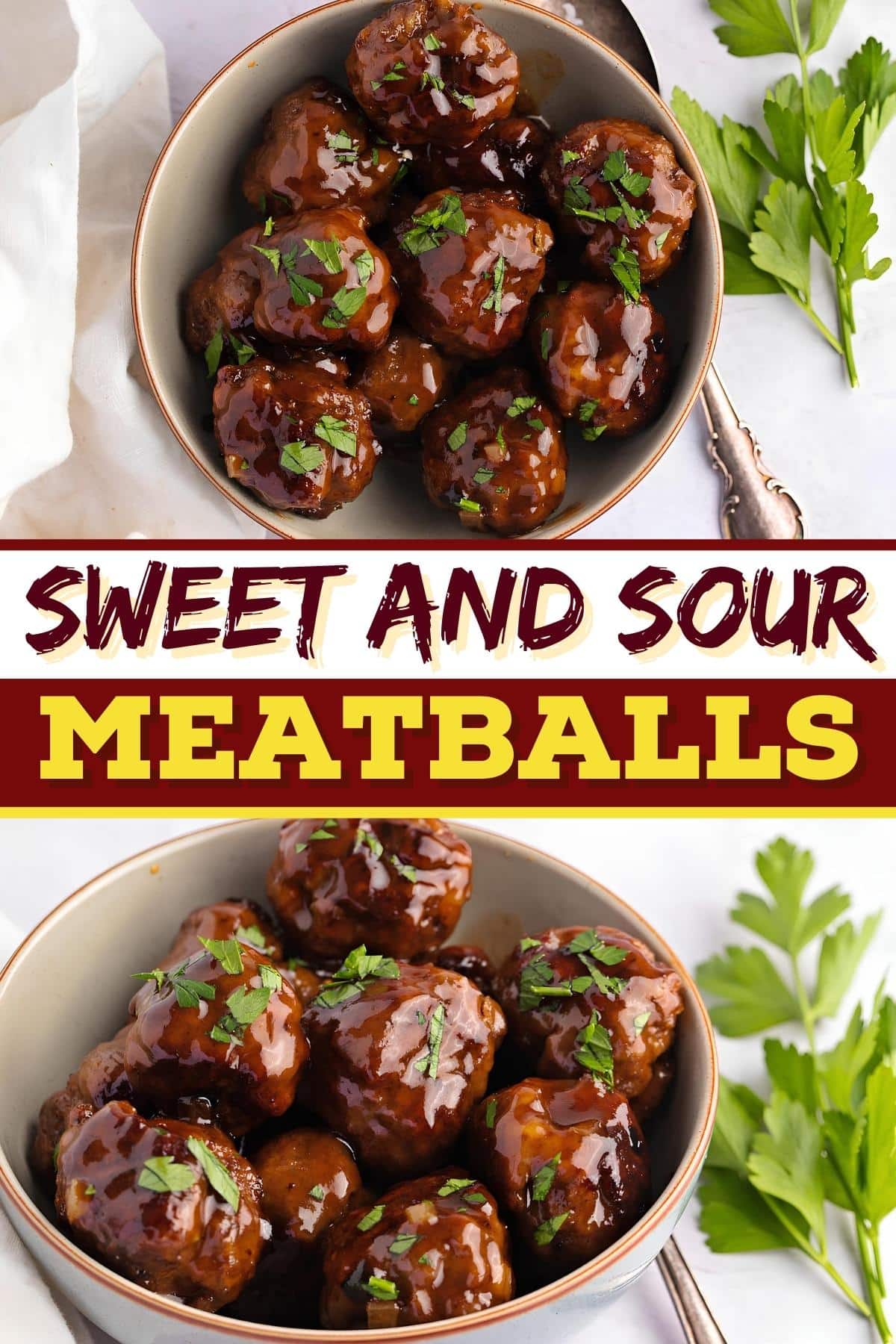Sweet and Sour Meatballs - Insanely Good