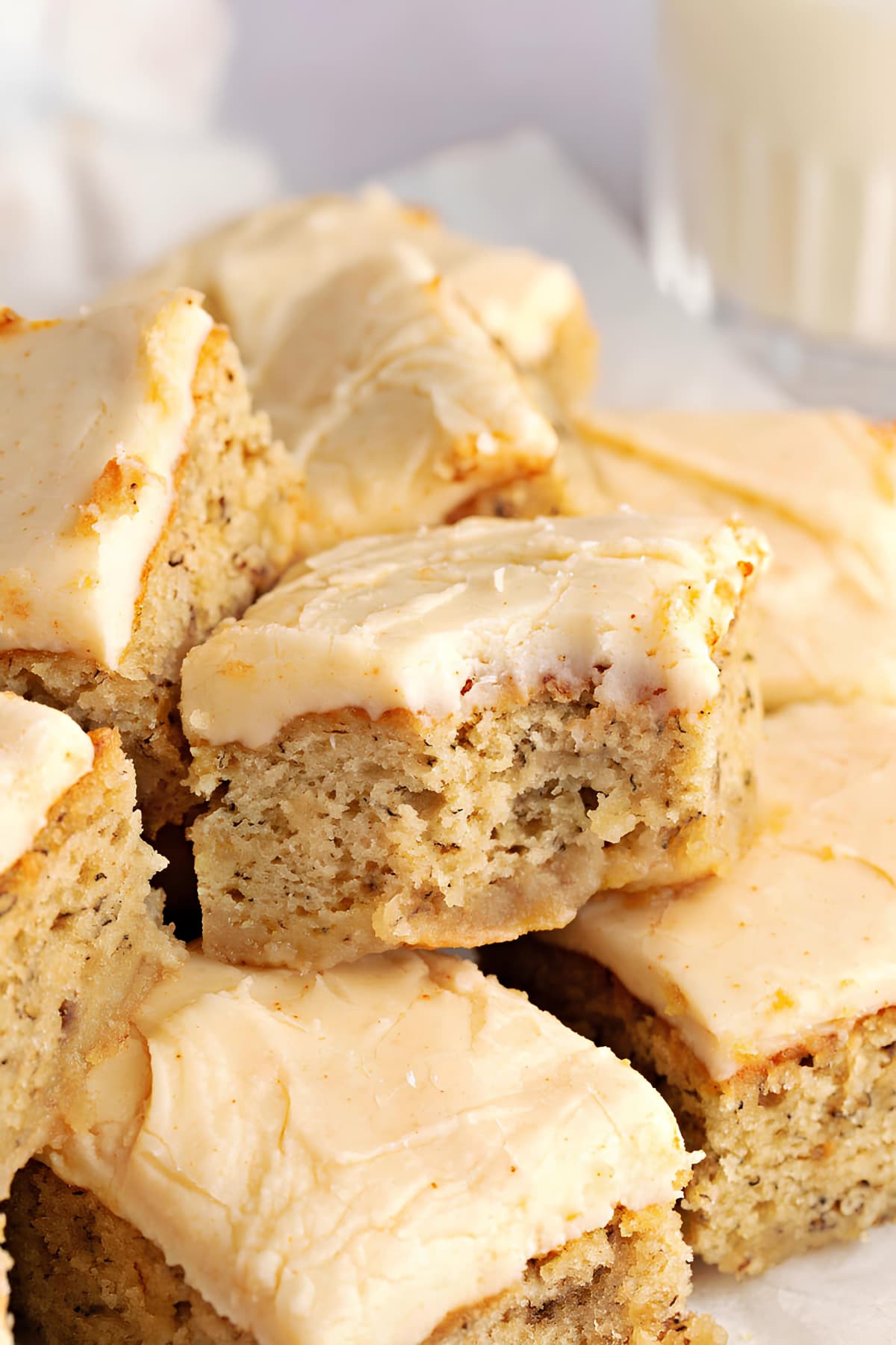 Banana Bread Brownies with Cream Cheese Frosting