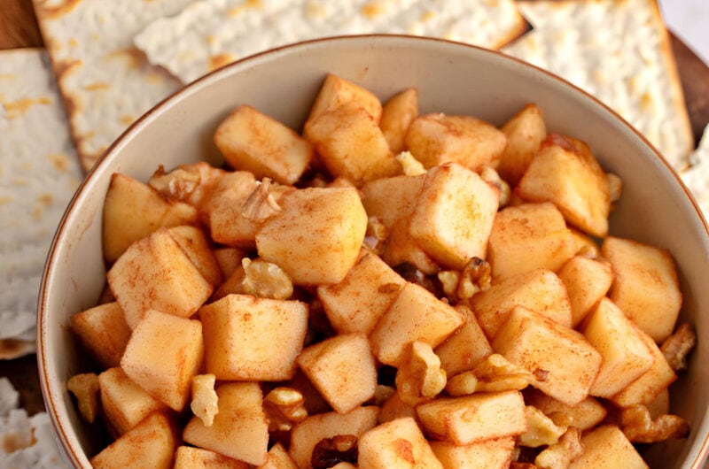 Traditional Charoset With Apples and Walnuts
