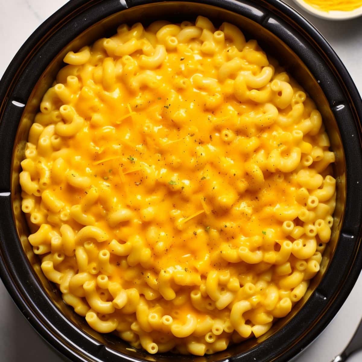 Trisha Yearwood Crockpot Mac and Cheese with Melted Cheese