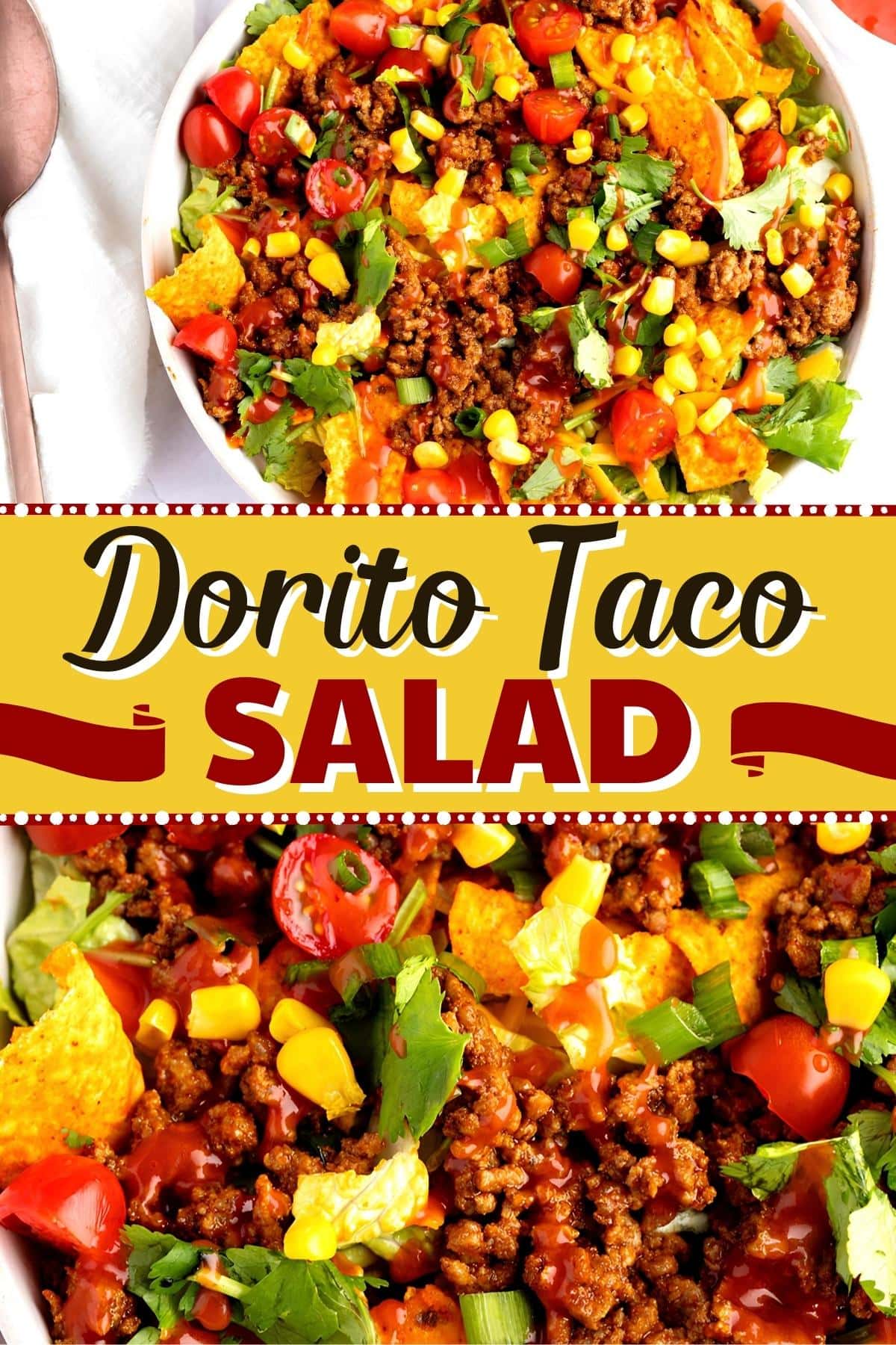 Dorito Taco Salad (With Catalina Dressing) - Insanely Good