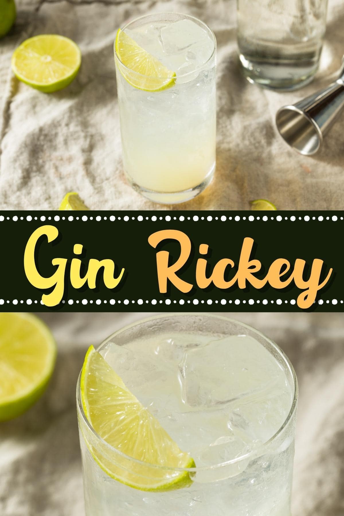 Gin Rickey (Classic Cocktail Recipe) Insanely Good