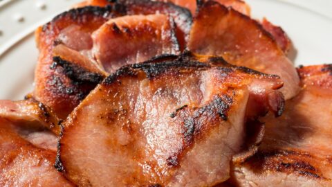 Homemade Cooked Canadian Bacon