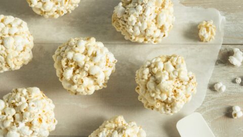 Homemade Sweet and Salty Popcorn Balls