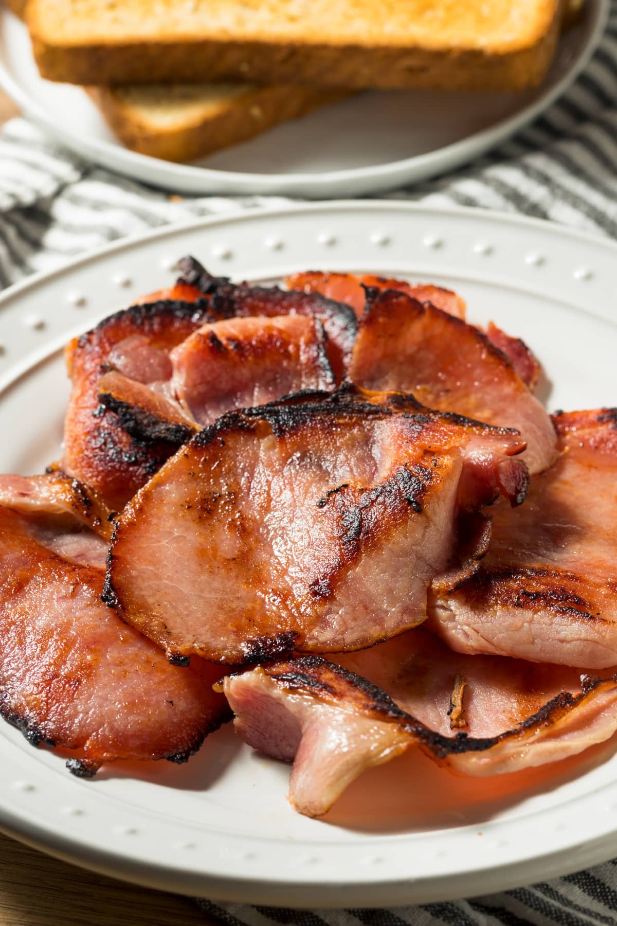 Homemade Canadian Bacon Ready to Eat