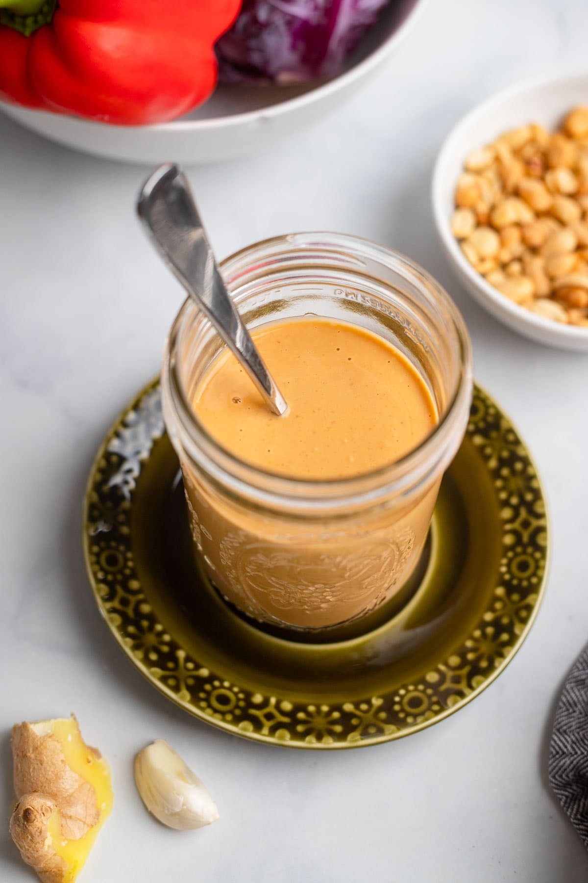 A Jar of Savory Peanut Butter Stir-Fry Sauce