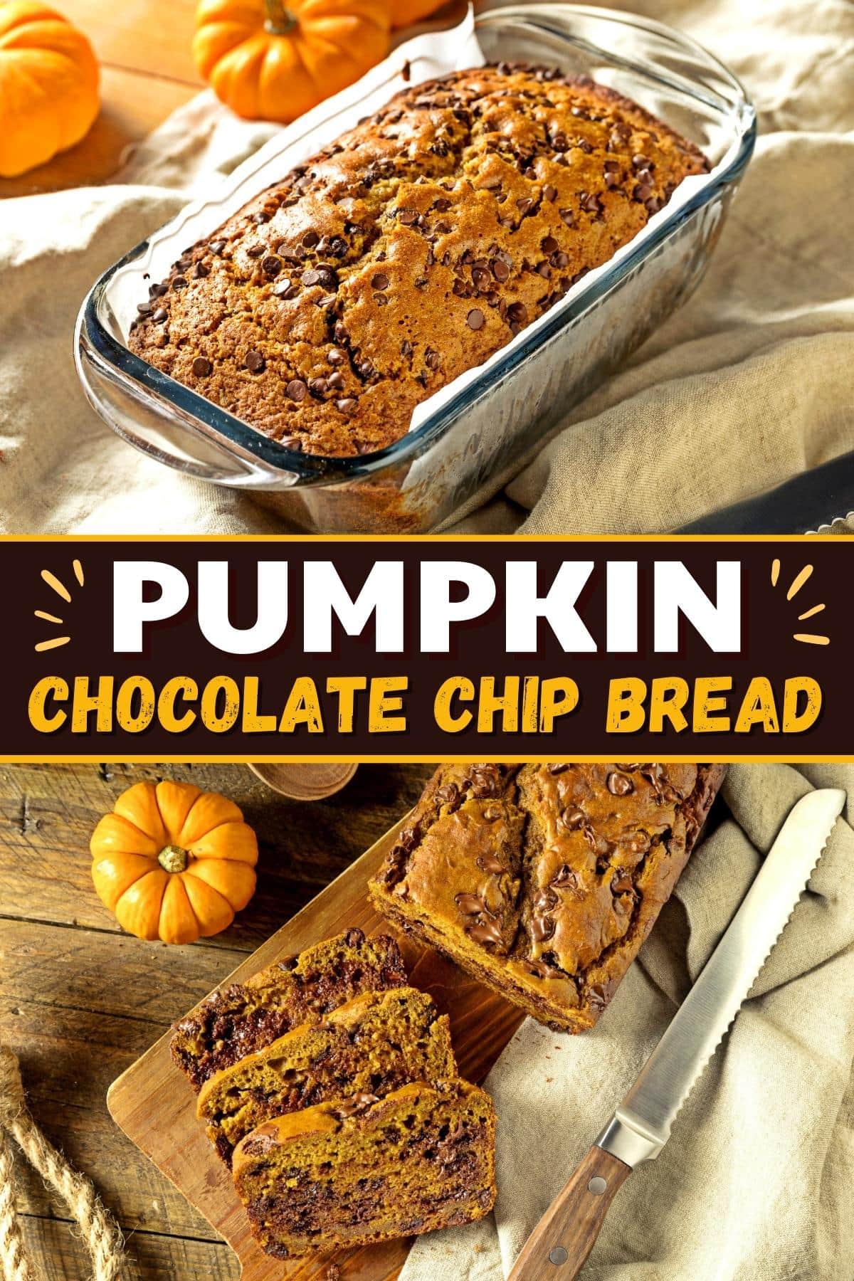 Pumpkin Chocolate Chip Bread