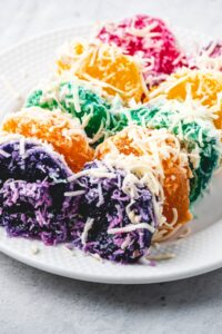 Sweet and Colorful Filipino Cake Pichi Pichi