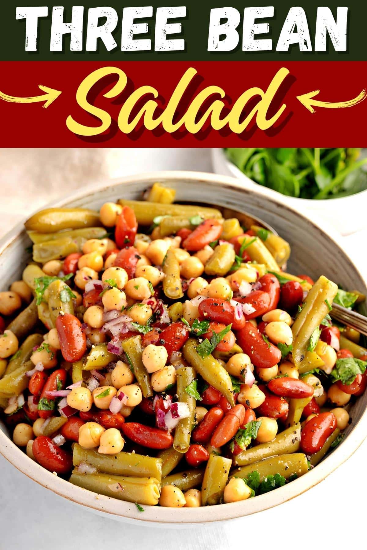 Three-Bean Salad (Easy Recipe) - Insanely Good