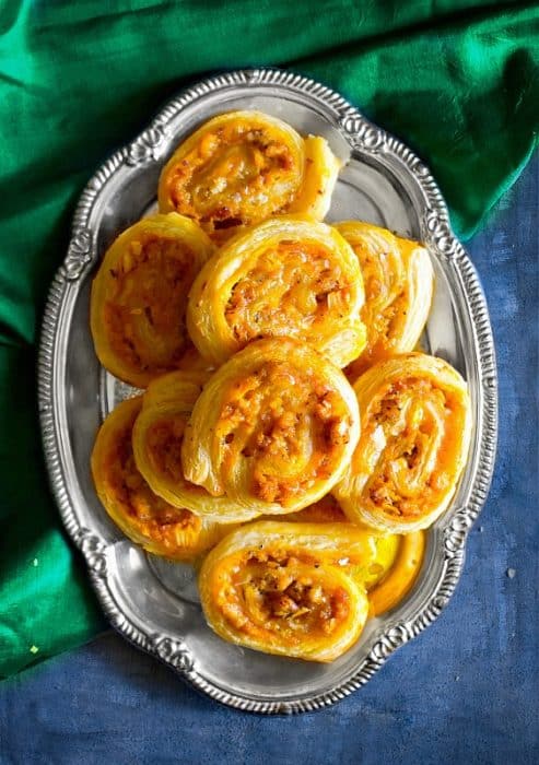Buttery Stuffed Chicken Pinwheels with Cheese
