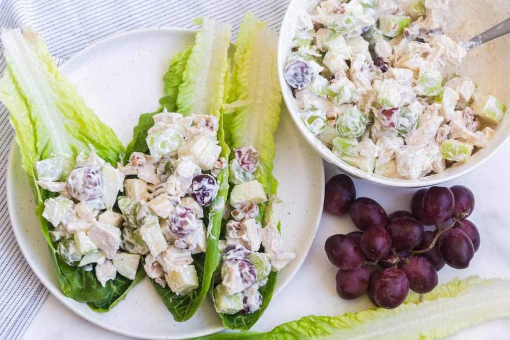 Creamy Chicken Salad with Grapes