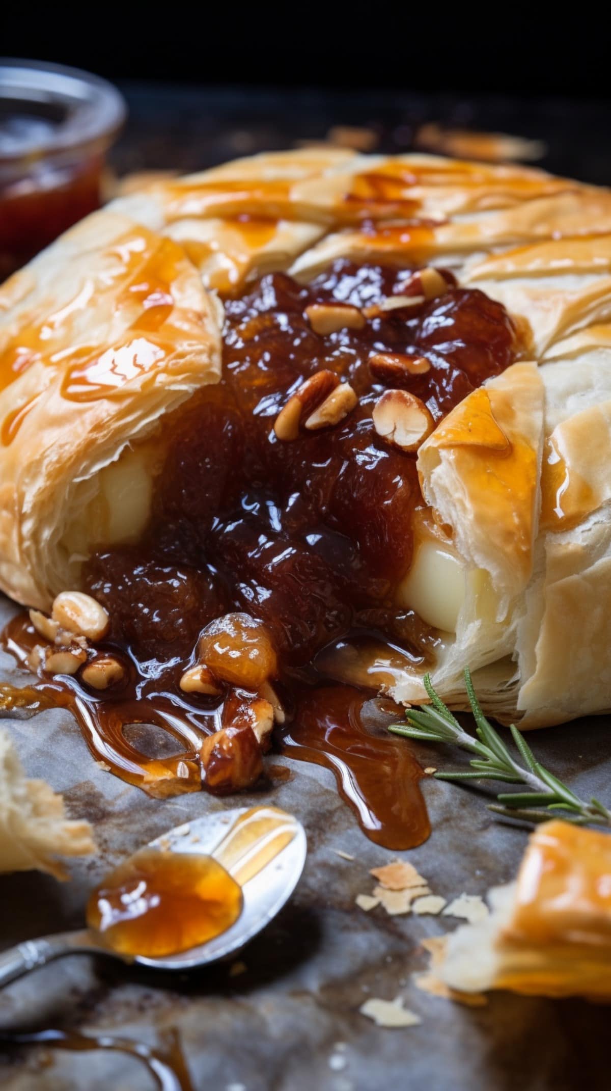 Baked Brie with Onion Jam