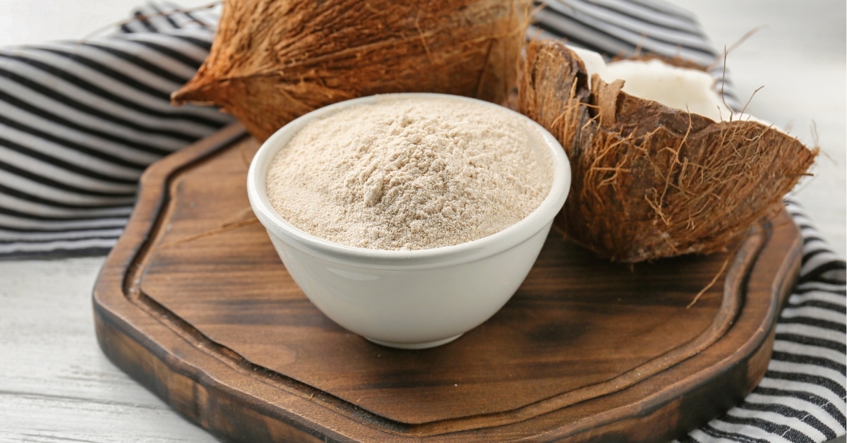 Bowl of Organic Coconut Flour