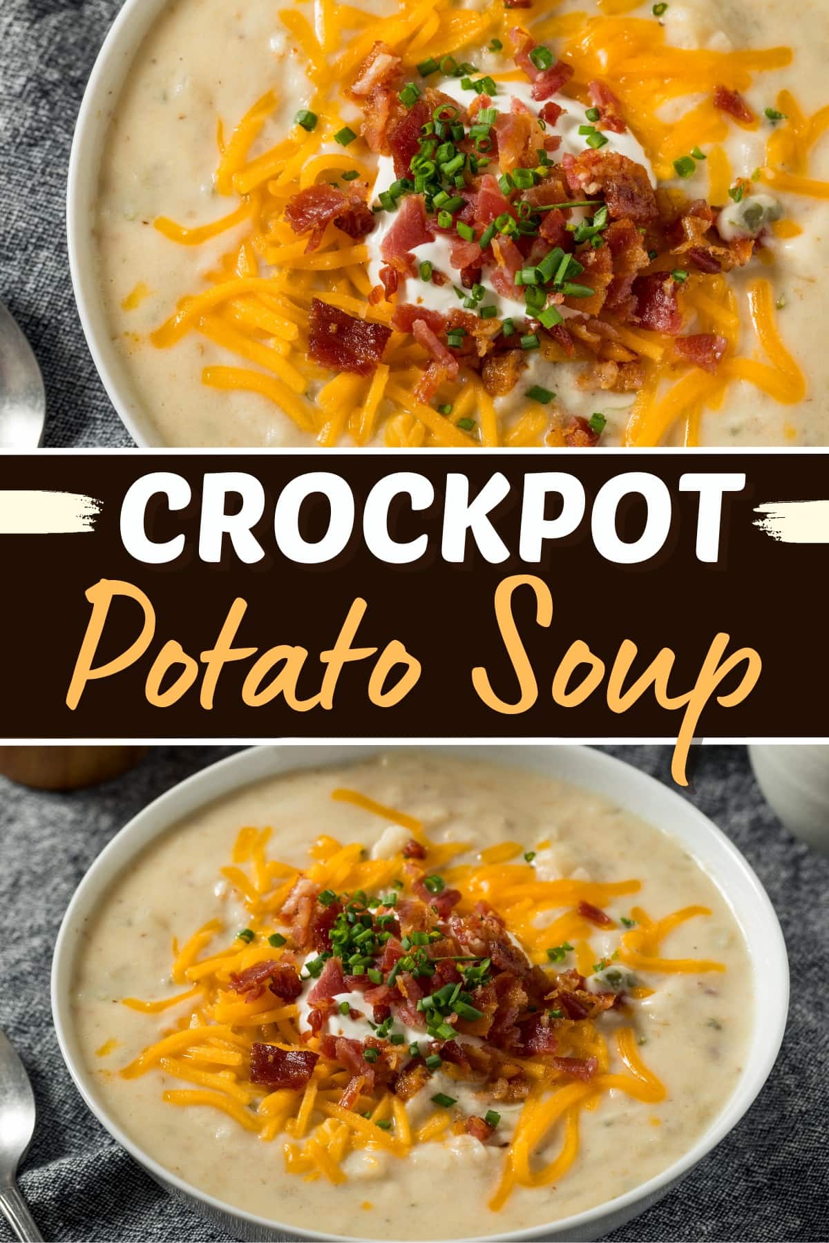 Easy Crockpot Potato Soup to Put on Repeat - Insanely Good
