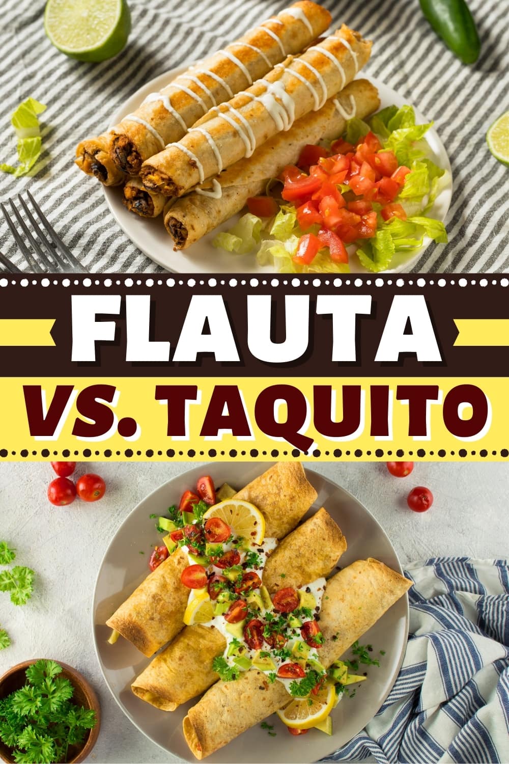 Flauta vs. Taquito