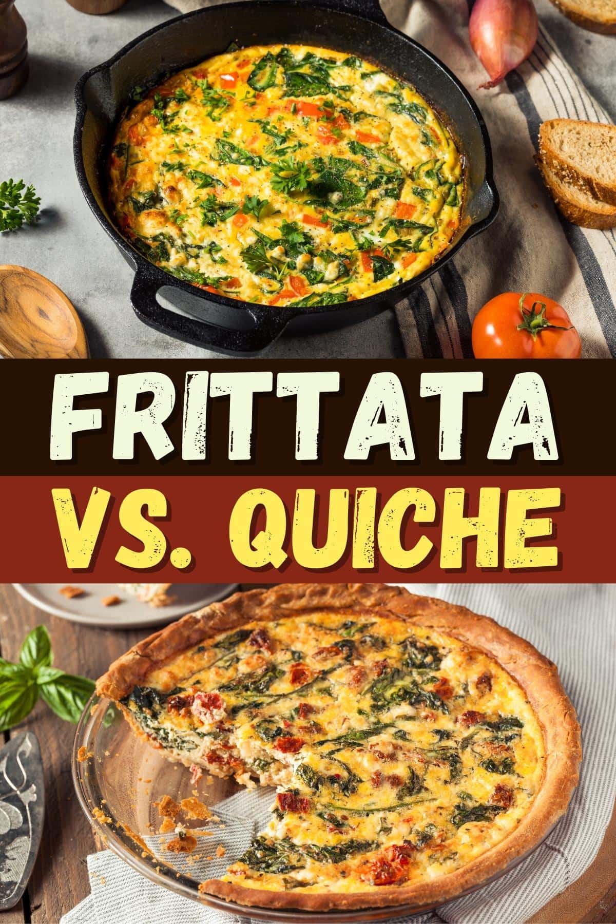 Frittata vs. Quiche