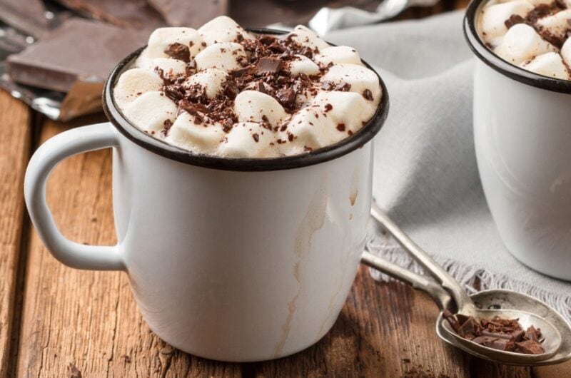 Best EVER Crockpot Hot Chocolate
