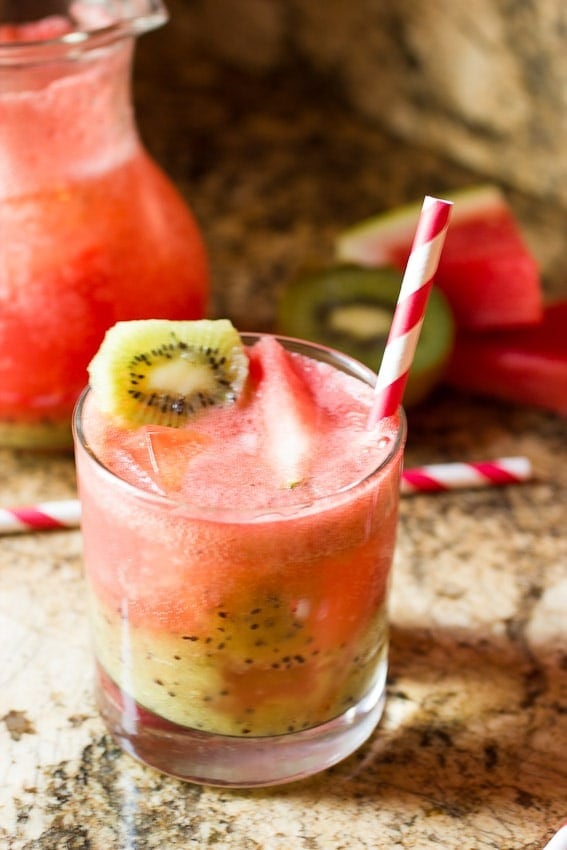 Watermelon kiwi punch with a vibrant blend of juicy watermelon and tangy kiwi.